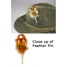 German Feather  ' Hat Pin ' 