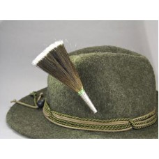 German Mountain Goat Brush Hat Pin - TEMPORARILY OUT OF STOCK