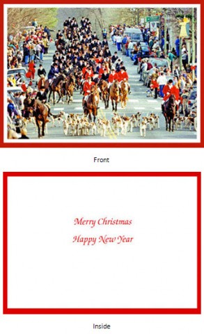 Middleburg Virginia Christmas Card 