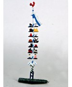 May Pole Maibaum Miniature Standing Pewter Wilhelm Schweizer 