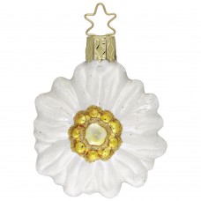 Inge-Glas Ornament Edelweiss Blume