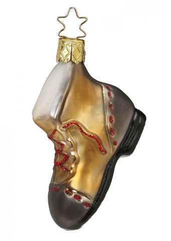Inge-Glas Ornament Traveling Boot