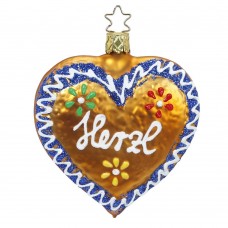 Inge-Glas Ornament Herzl Gingerbread Heart