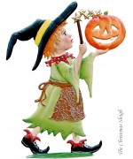 Zauberer Halloween Trick-or-Treater Standing Pewter Wilhelm Schweizer