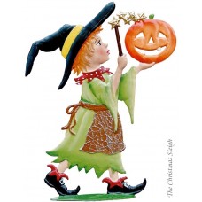Zauberer Halloween Trick-or-Treater Standing Pewter Wilhelm Schweizer 