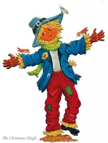 Scarecrow Standing Pewter Wilhelm Schweizer
