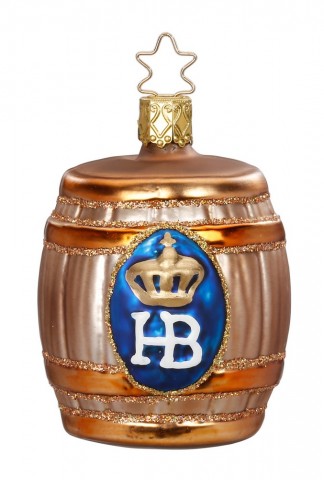 Inge-Glas Ornament HB Beer Keg