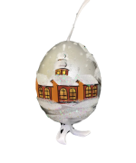 TEMPORARILY OUT OF STOCK -- Christmas and Easter Egg - Snow Church