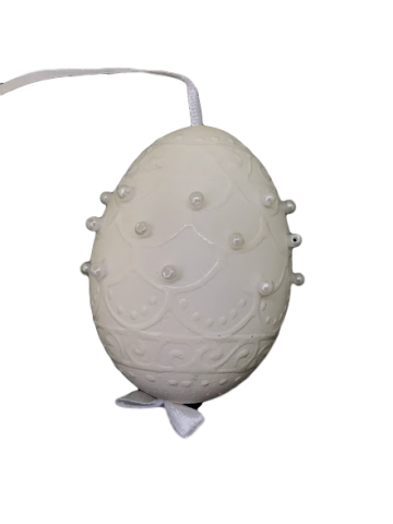 Christmas and Easter Egg - White Egg Pearls