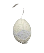 Christmas and Easter Egg - Beautiful White Egg