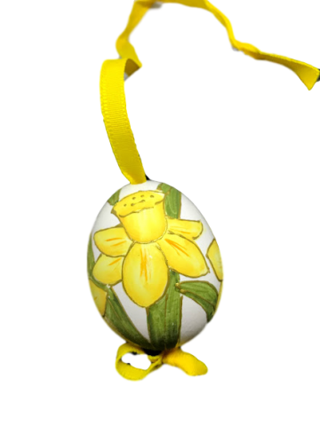 Christmas and Easter Egg - Yellow Flower - TEMPORARILY OUT OF STOCK