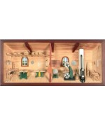 German wooden 3D-picture box-Diorama Joinery Painted