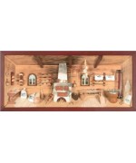German wooden 3D-picture box-Diorama Bakery Painted - TEMPORARILY OUT OF STOCK