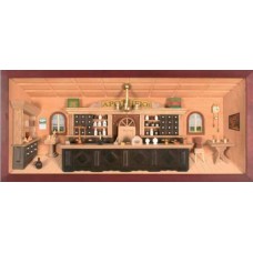 German wooden 3D-picture box-Diorama Pharmacy - TEMPORARILY OUT OF STOCK