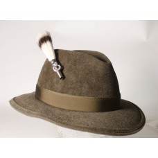 German Wild Badger Beard Brush  ' Hat Pin '