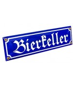 Bierkeller beer cellar Enamel signs 