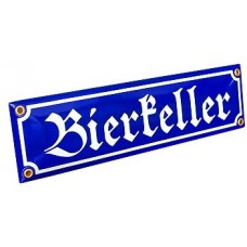 Bierkeller beer cellar Enamel signs 