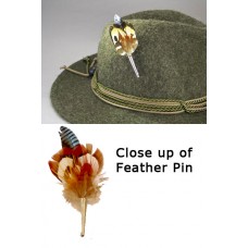 German Feather ' Hat Pin ' 