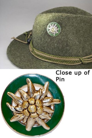 German Edelweiss ' Hat Pin ' 
