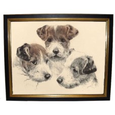 Kurt Meyer-Eberhardt 'Three Young Fox Terriers' - TEMPORARILY OUT OF STOCK 