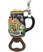 Hofbrauhaus Beer Bottle Opener Magnet