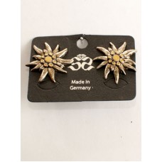 TEMPORARILY OUT OF STOCK - Octoberfest / Oktoberfest Jewelry Edelweiss Earrings