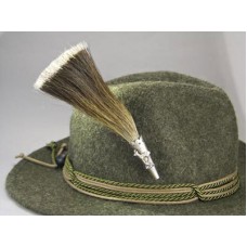 TEMPORARILY OUT OF STOCK - German  Mountain Goat Brush ' Hat Pin '