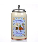 TEMPORARILY OUT OF STOCK <BR><BR>  The Official Munich Oktoberfest 2011 Beerstein with Tin lid  -