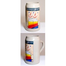 The Official Munich Oktoberfest-Stein 1992 Beerstein - 1,0 Liter 