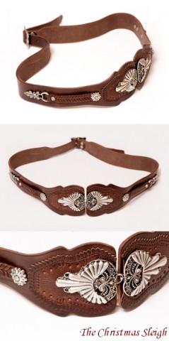 Ornate Leather Belt 