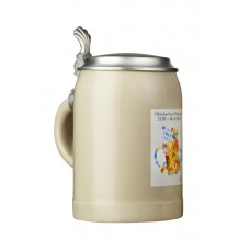 The Official Munich Oktoberfest 2013 Beerstein with Tin Lid 0.5 Liter