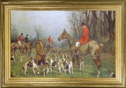 TEMPORARILY OUT OF STOCK <BR><BR> 'Hunting Scene' 