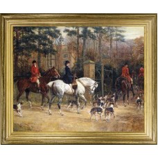 Hunting Scene - Outside The Manor
