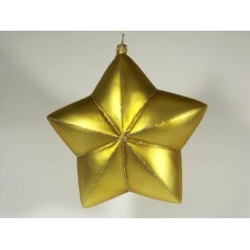 Artglass Ornament 'Gold Star' 