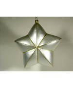 Artglass Ornament 'White Star' 