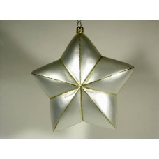 Artglass Ornament 'White Star' 