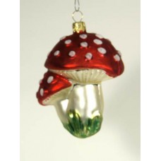 Artglass Ornament 'Mushrooms' - TEMPORARILY OUT OF STOCK