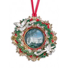 2013 The White House Historical Christmas Ornament Woodrow Wilson