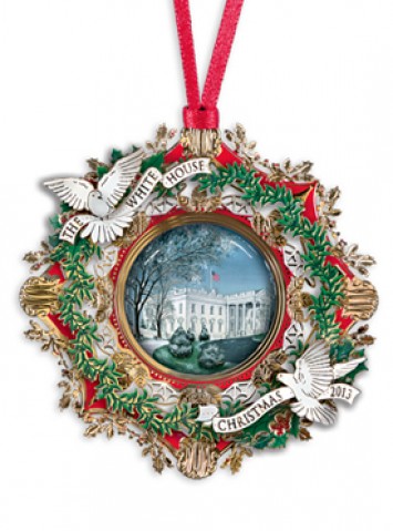 The White House Historical Christmas Ornament Woodrow Wilson - 2013 