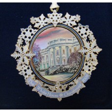 2009 The White House Historical Christmas Ornament Grover Cleveland