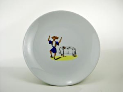 Struwwelpeter Plate 'Suppen Kaspar' Shock-Headed Peter - TEMPORARILY OUT OF STOCK